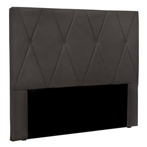 Cabeceira King 1,95m Ávila Suede Cinza - Pallazio