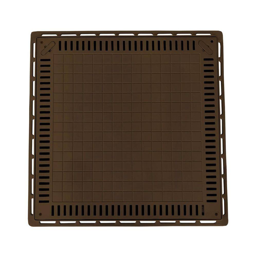 Tampa Casa de Máquina Piscina Lisa Simples Grelha 80x80cm M