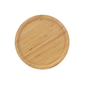 Bandeja Petisqueira Redonda Bambu Eco Prime 25cm - Tuut
