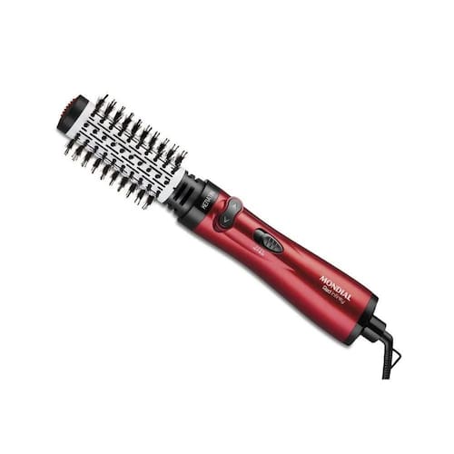 imagem-Escova Secadora Mondial Infinity Keratin Vermelho ER-11-KR - 220 Volts