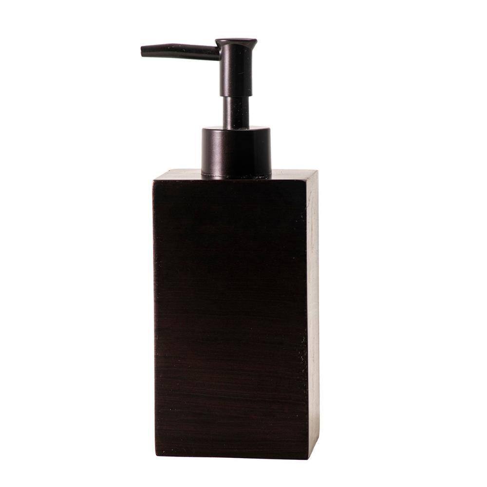 Porta Sabonete Líquido 400ml Saboneteira Madeira Ecológica