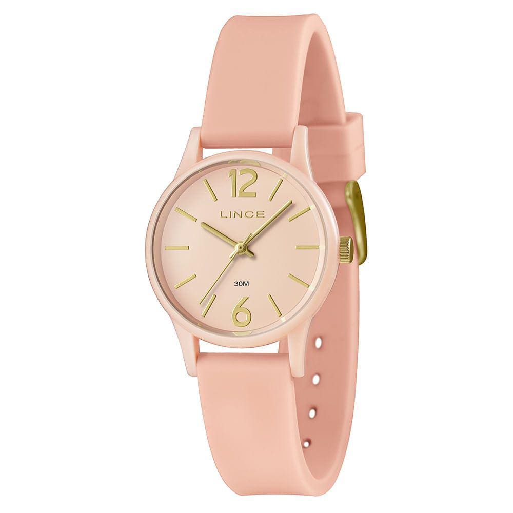 Relógio LINCE feminino rosa analógico LRCJ168P33 R2RX