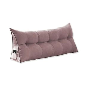 Cabeceira Almofada Para Leitura Na Cama Mel King 195 cm Suede Rose - LM DECOR