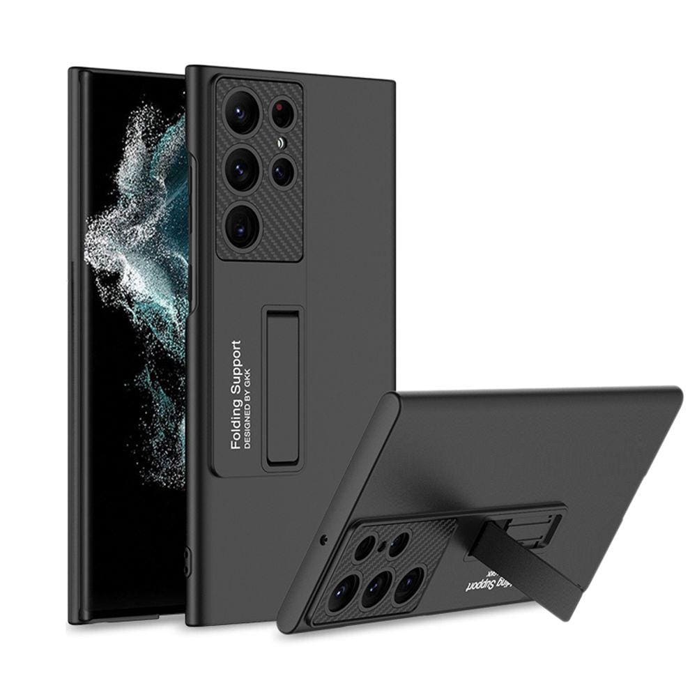 Capa Case Kickstand Fosca Para Galaxy S23 Ultra Anti Impacto - Preta