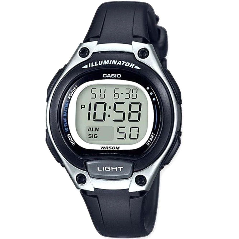 Relógio CASIO unissex digital LW-203-1AVDF