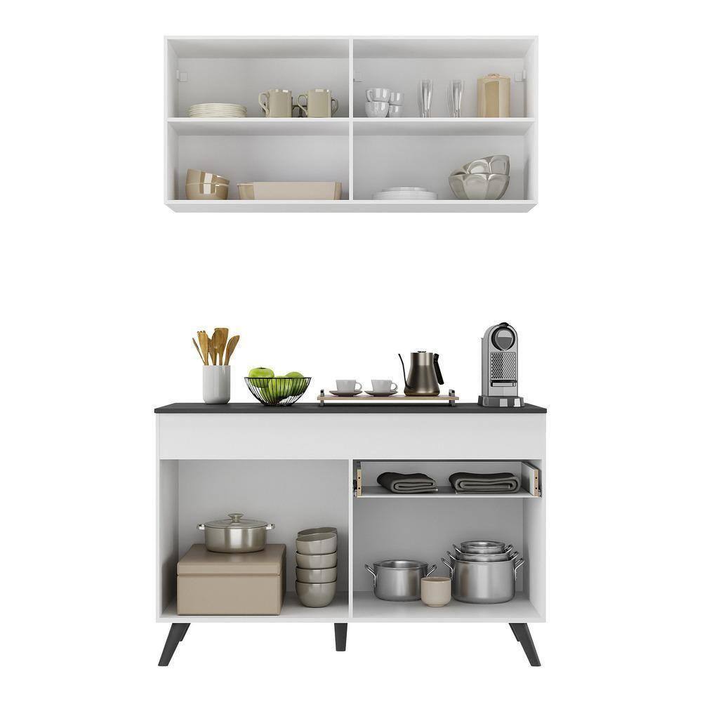 Armário De Cozinha Compacta 2 Peças Mp3687.964 Veneza | Casas Bahia