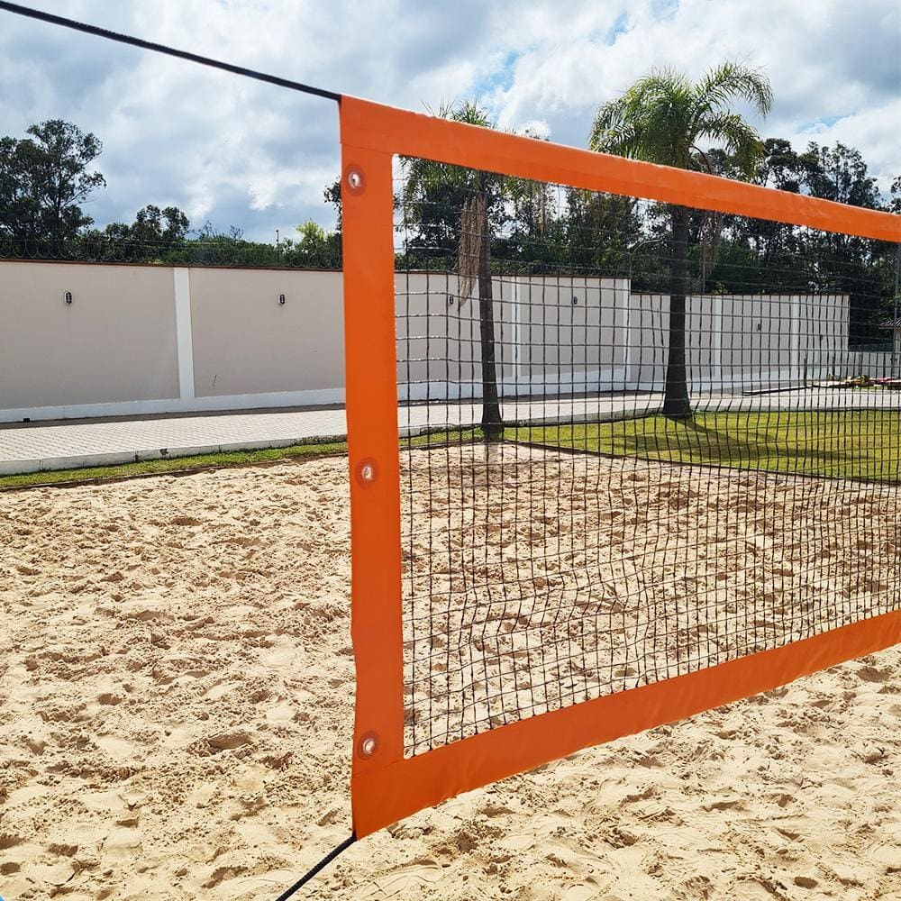 Rede Beach Tennis Zaka Laranja 8,10m x 0,80m