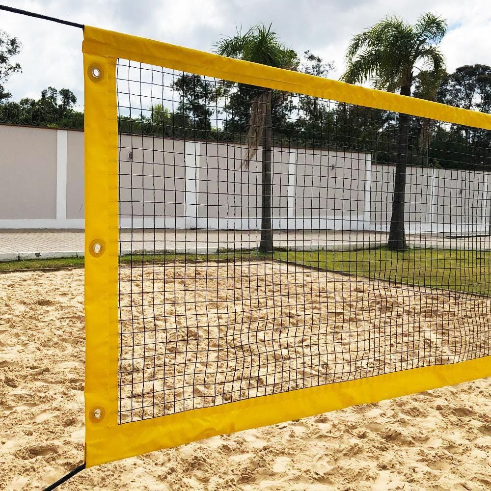 Rede Beach Tennis Zaka Amarela 8,10m x 0,80m