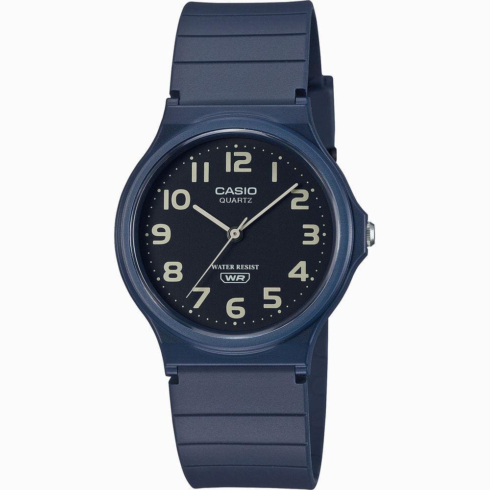Relógio CASIO unissex azul analógico MQ-24UC-2BDF