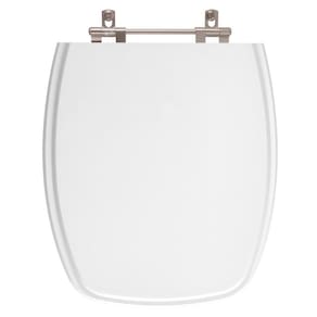Assento Sanitário Poliéster Primula Plus Branco Vaso Fiori