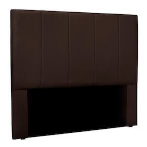 Cabeceira Queen 1,60m Toledo Suede Marrom - Pallazio