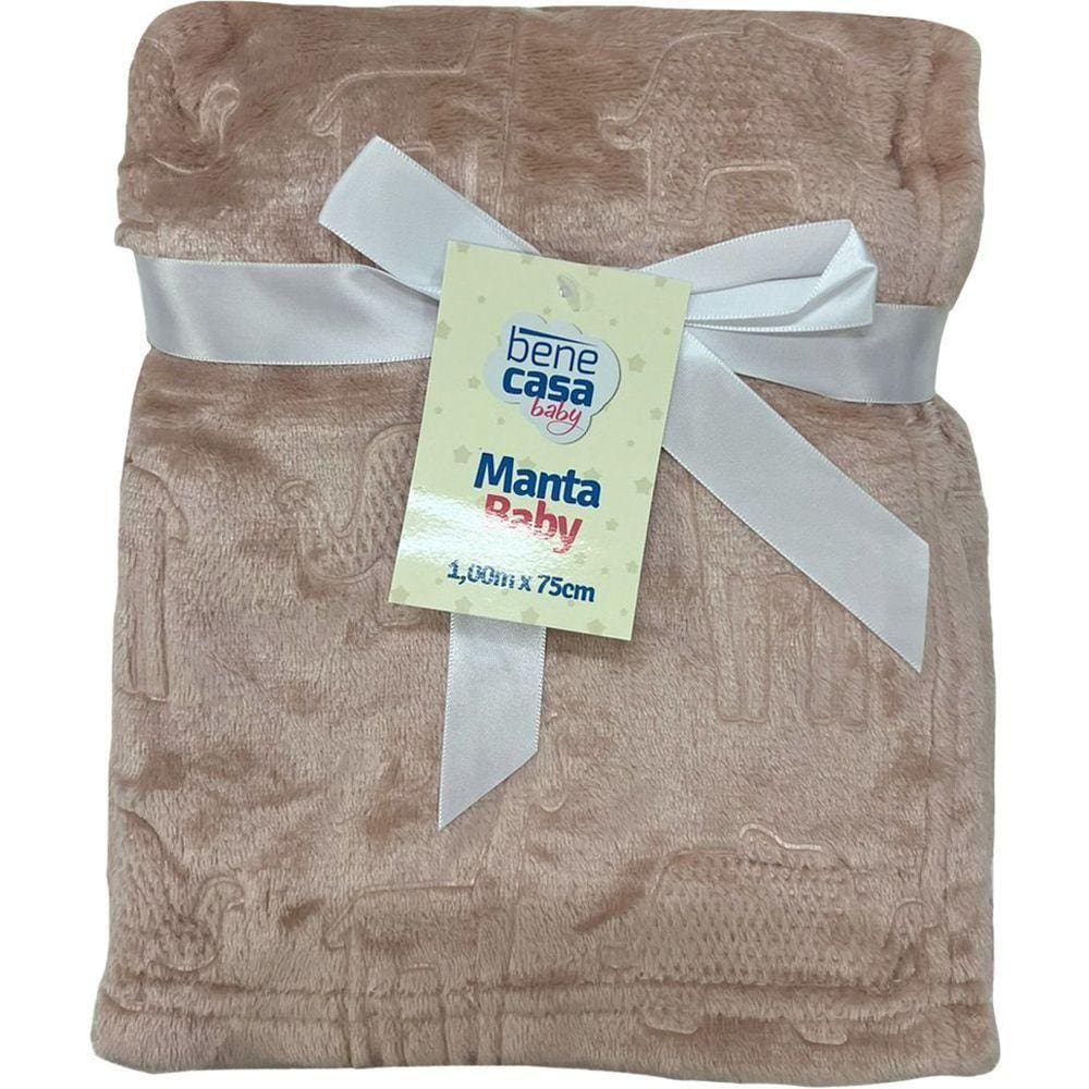 Manta Cobertor Bebê 100X75 Flannel Fleece