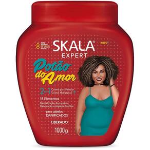 Máscara Capilar De tratamento Skala Potão do Amor 2 Em 1 - 1kg