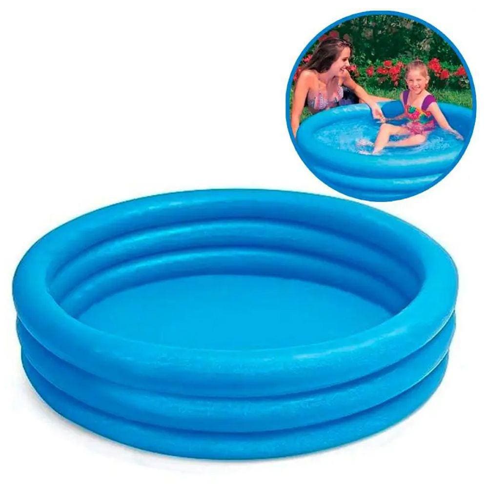 Piscina Infantil Inflável Redonda 581 Litros Azul Intex