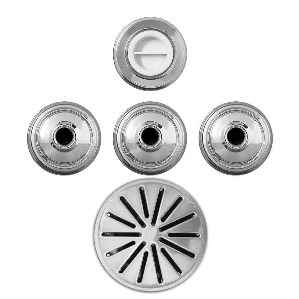 Dispositivos Inox 1 Aspiração 3 Retorno 1 Drenos Piscina