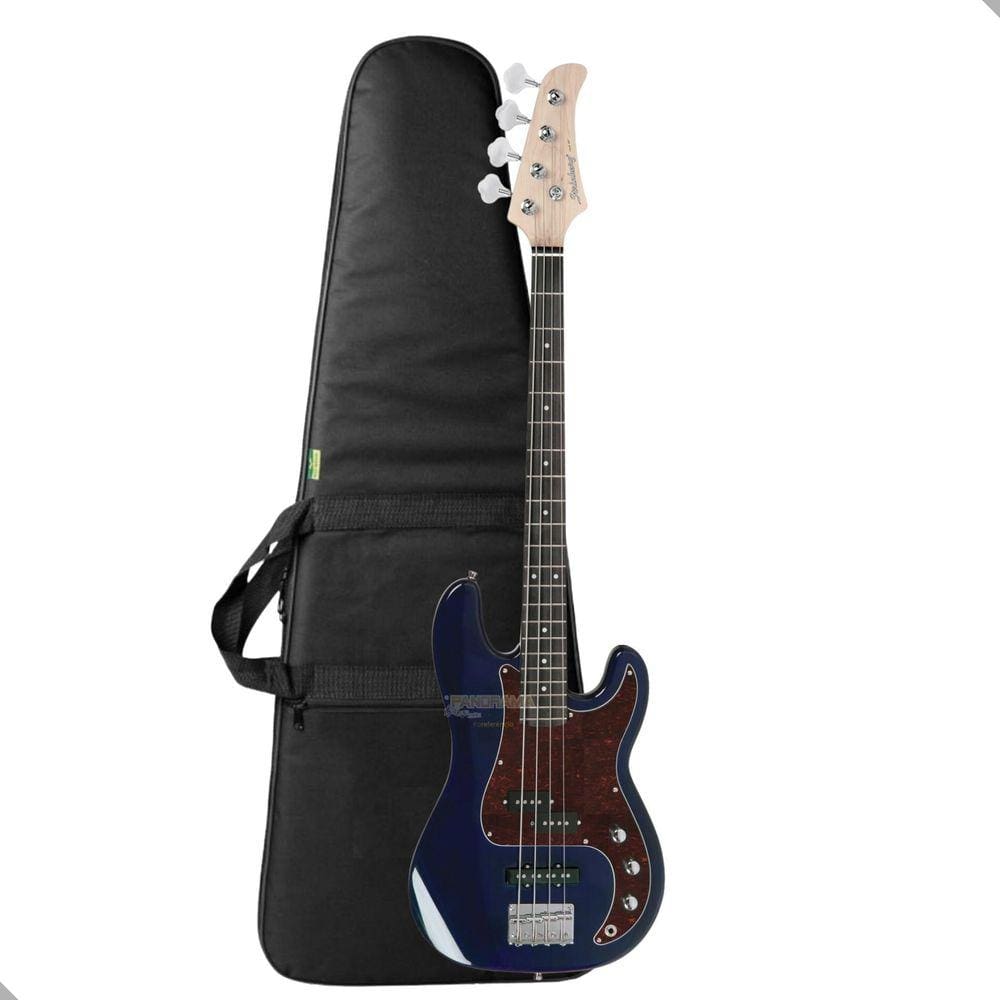 Contrabaixo 4 Cordas Passivo Strinberg Pbs40 Tbl Azul + Capa