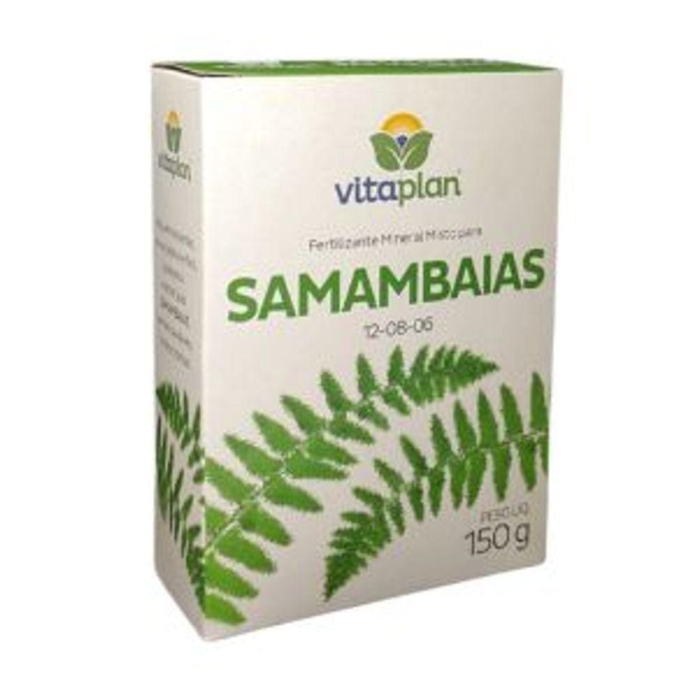 FERTILIZANTE MINERAL MISTO PARA SAMAMBAIAS 12-08-06 150g VITAPLAN