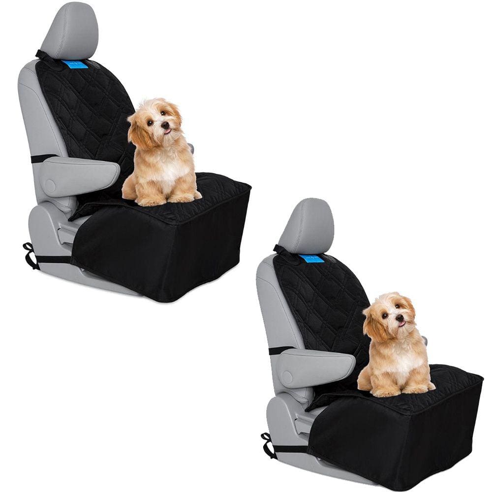 Kit 2 Capa Pet Protetora de Banco Dianteiro Impermeavel Preto - Duke & Dixie