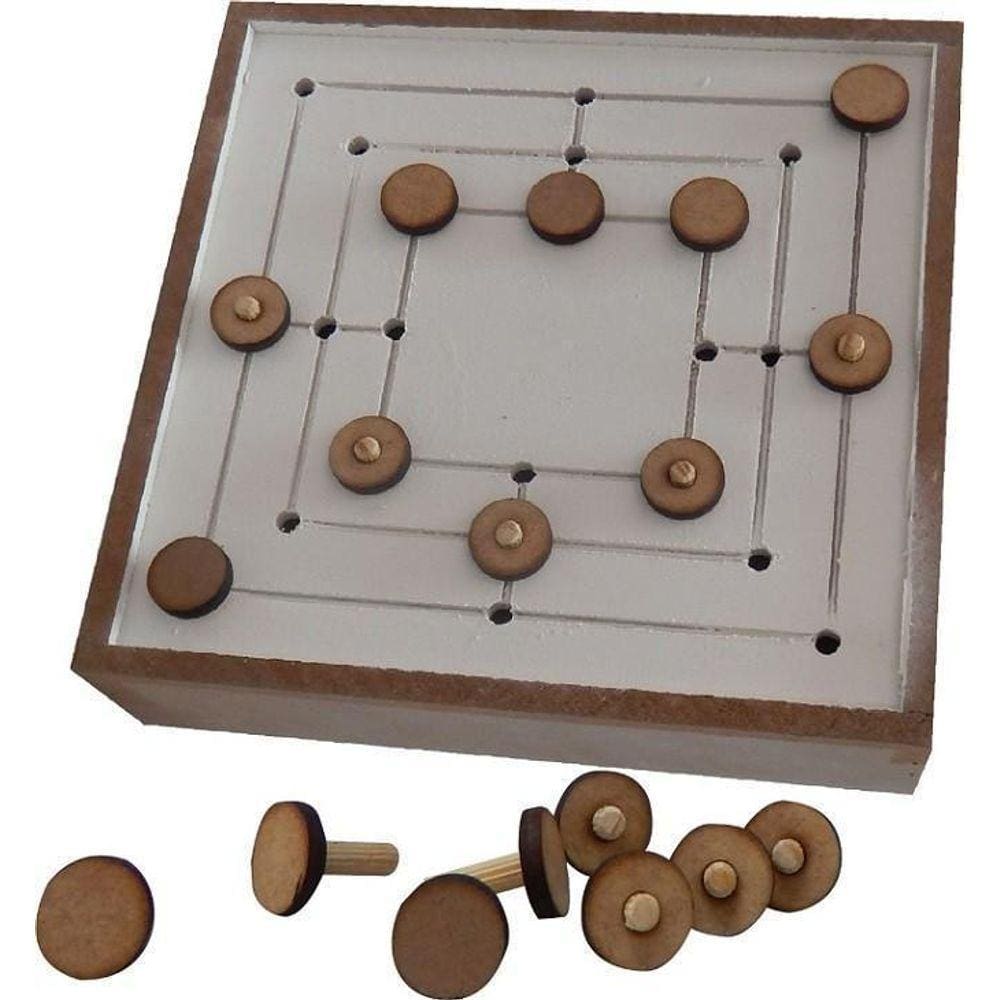 Jogo De Trilha Adaptado Braille Em Mdf