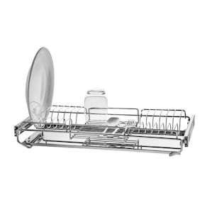 Escorredor De Louças Deslizante Aço Inox Aéreo 57x26 Schmitt