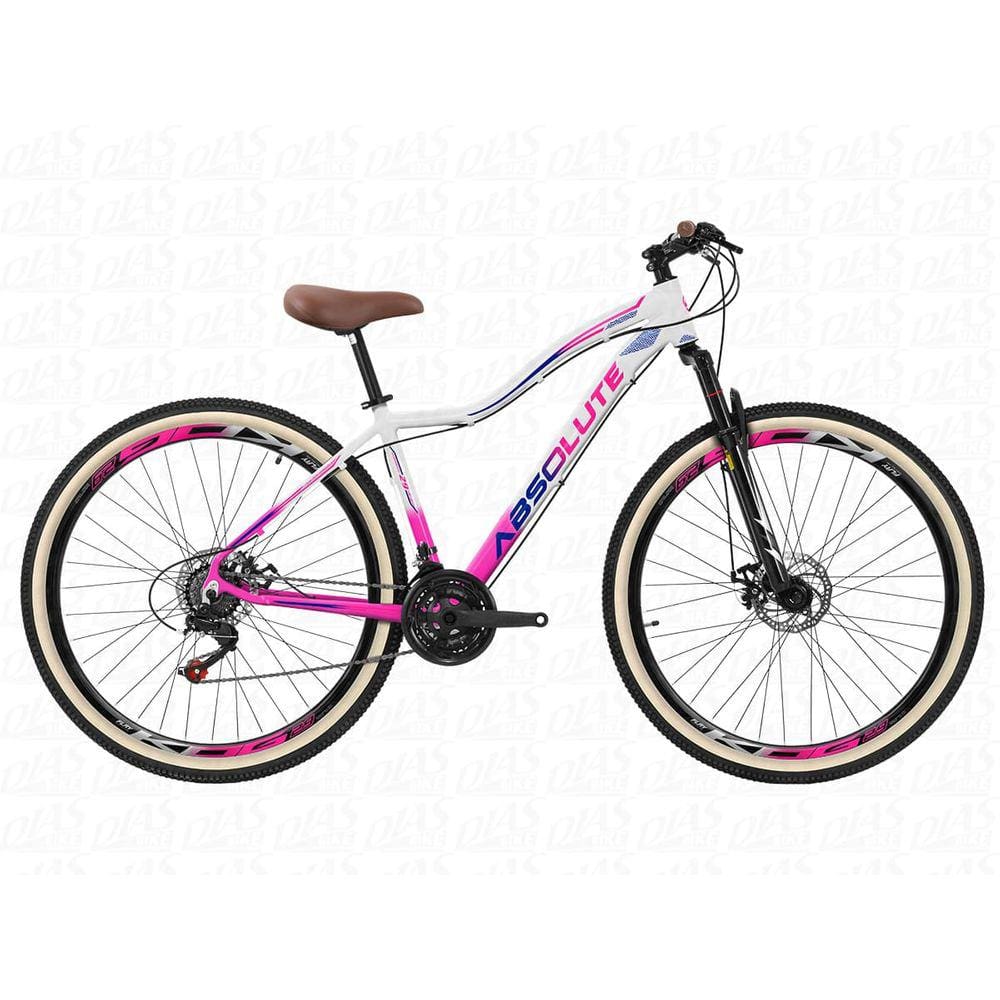 Bike Feminina 29 Retro Absolute Hera 24 Marcha Freio a Disco