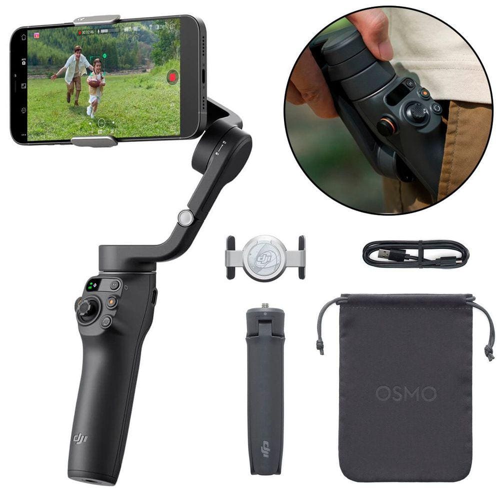 Estabilizador Gimbal DJI Osmo Mobile 6 - Platinum Gray