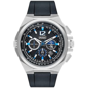 Relógio ORIENT Flytech titânio masculino MBTPC007 G2PX