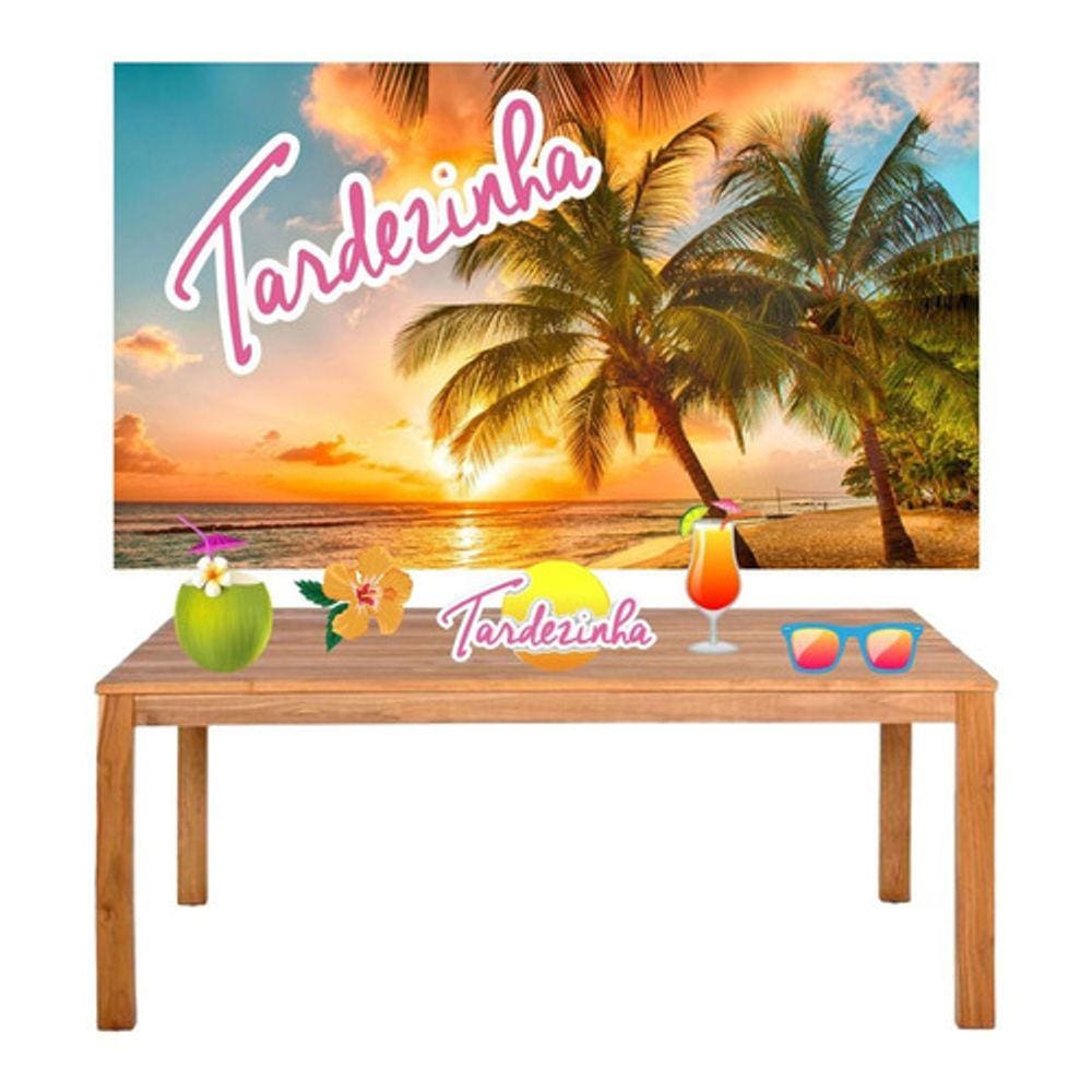Kit Festa Tardezinha Display + Painel 100x60cm 1