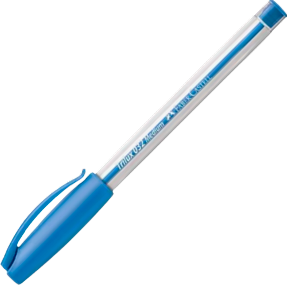 Caneta Esferográfica Trilux Colors Azul claro Faber-Castell
