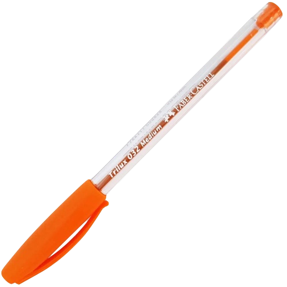 Caneta Esferográfica Trilux Colors Laranja Faber-Castell
