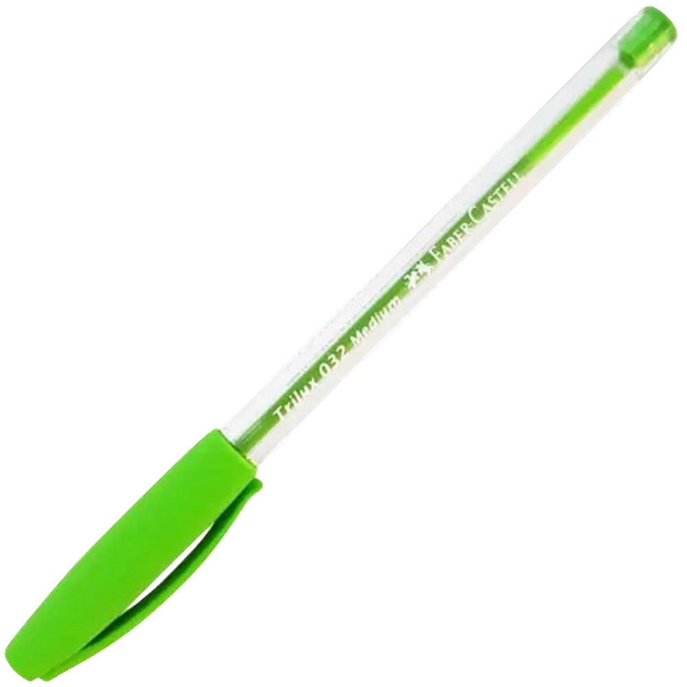 Caneta Esferográfica Trilux Colors Verde Claro Faber-Castell