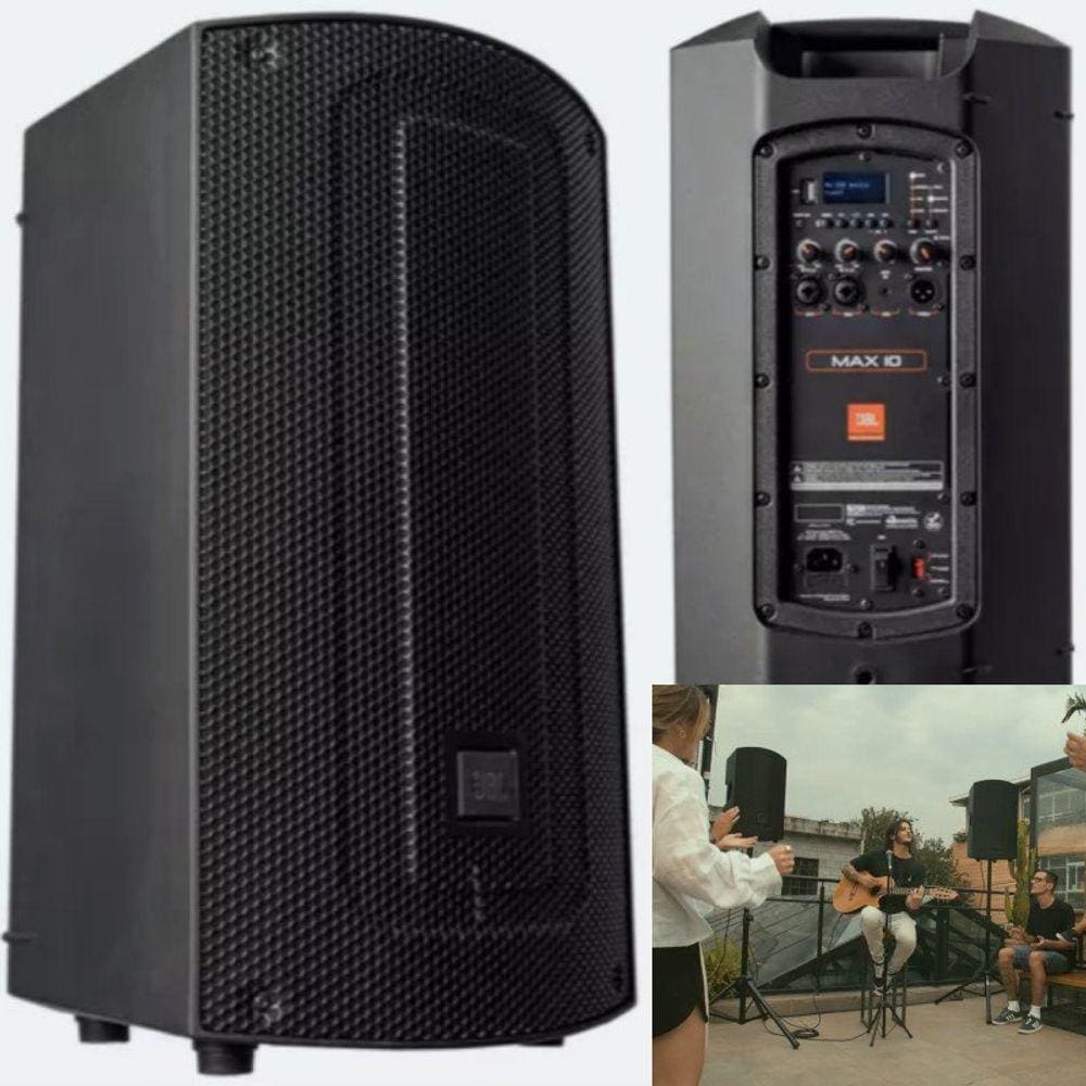 Caixa de Som JBL Max 10 Ativa Bluetooth 110/220V
