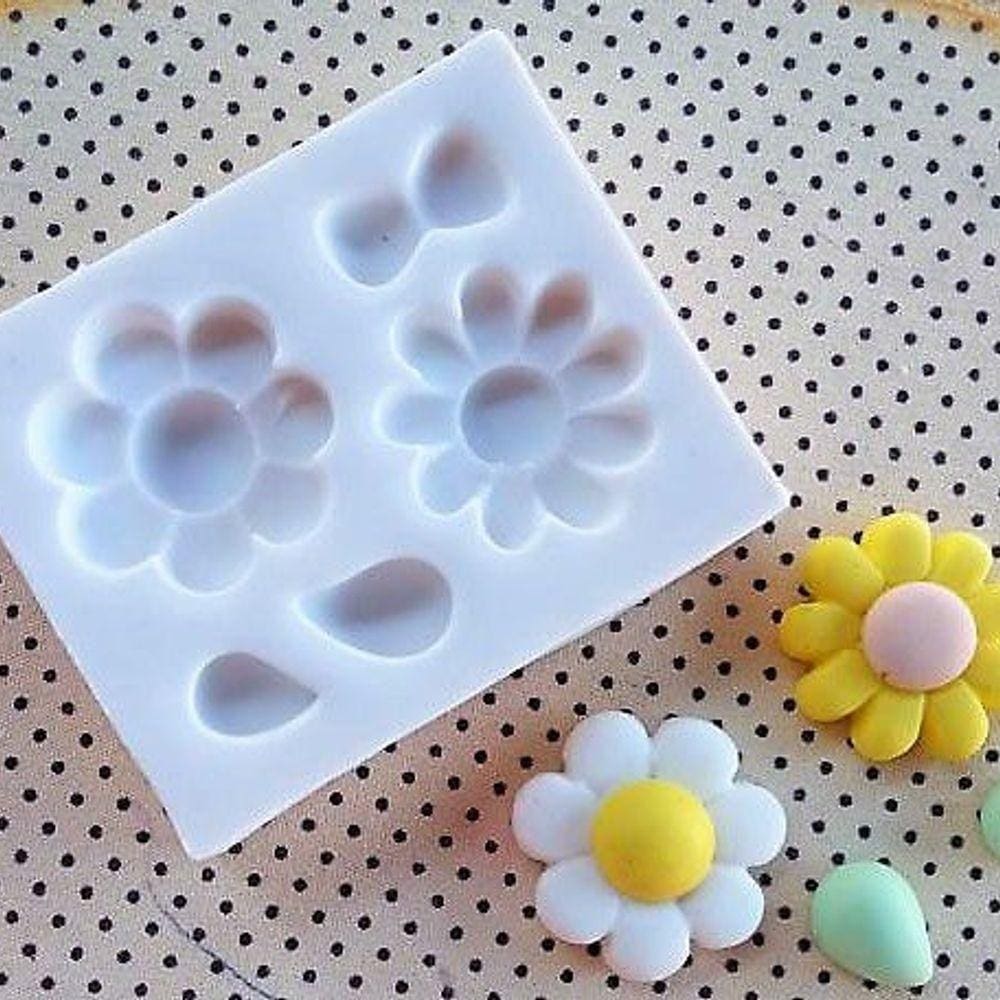 Molde Silicone Flores Delicadas