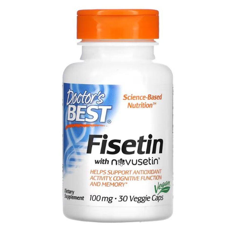 Fisetina 100mg 30 Cápsulas - Doctor´s Best
