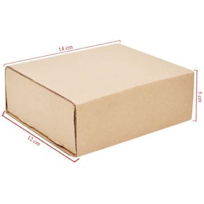 Caixa Básica De Papelão Formato Gaveta 50 Unidades Embalagens 14cm x 12cm x 5cm