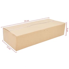 Caixa Fina De Papelão Para Correio 10 Unidades Embalagens 39cm x 15cm x 8
