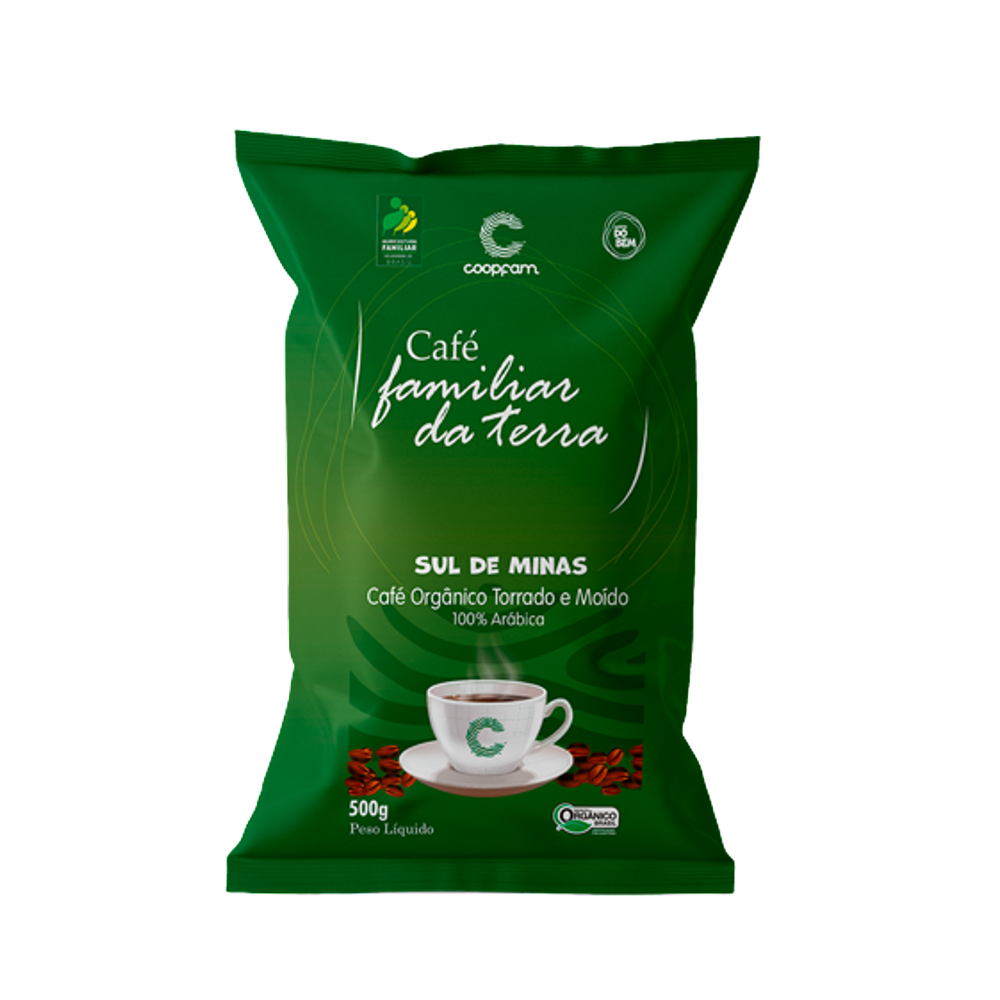 Café Familiar da Terra Orgânico Moído Coopfam 500g