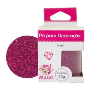Pó Para Decoração Comestível Mago Pink 10gr