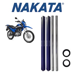 2 Tubo Interno+Retentor Honda Bros160 Nakata Novo Dianteiro 2015