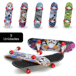 Skate de Dedo Fingerboard Radical Profissional Com Acessórios Mini