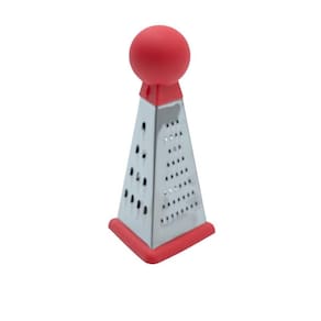 Ralador 3 faces de inox com silicone 15cm - Mozcada