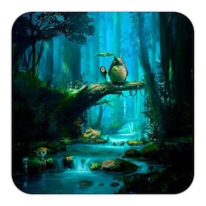 Placa Quadro Decorativo 18x18 Cm Studio Ghibli