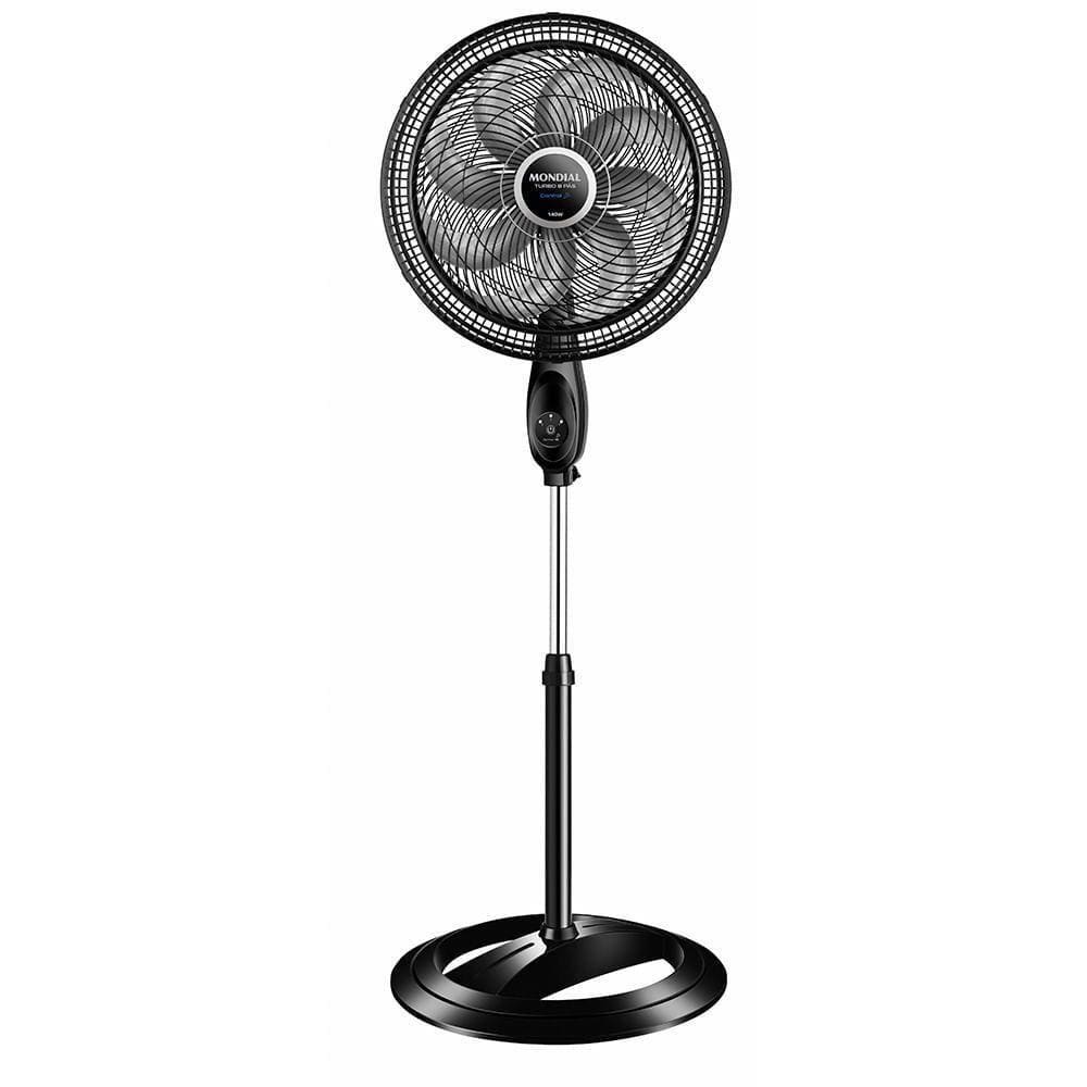 Ventilador De Coluna Turbo Mondial 40Cm Preto/Prata 127V