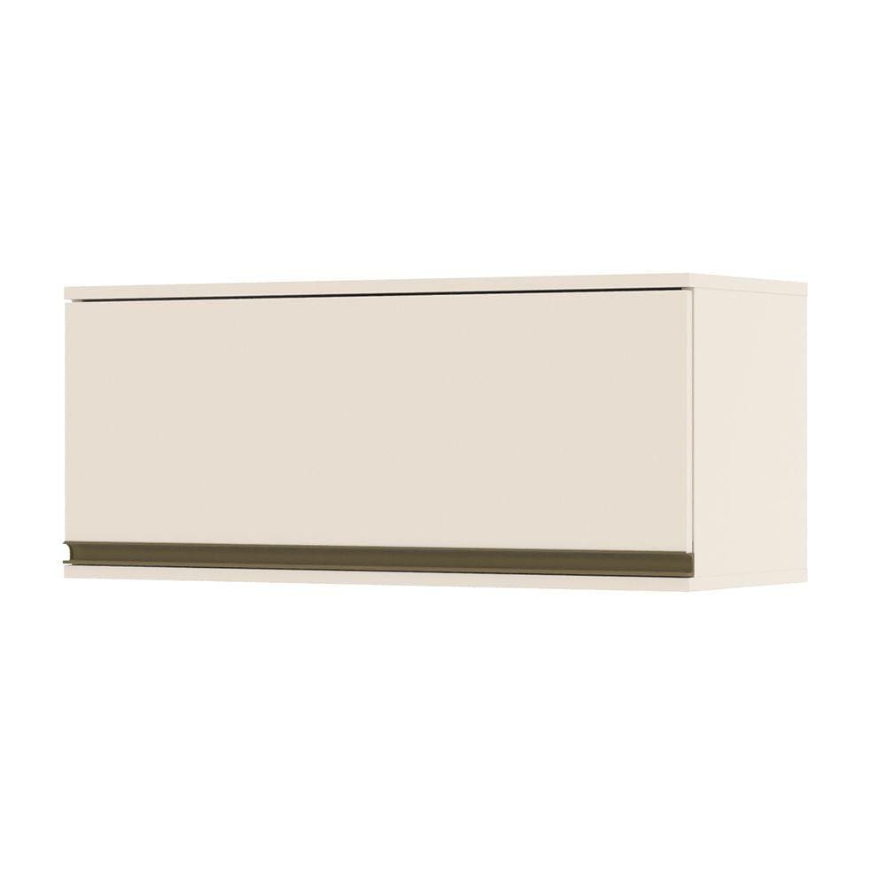 Armário Aéreo 01 Porta Basculante 80cm Connect Off White Henn