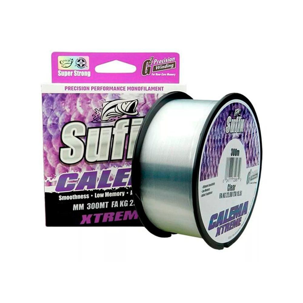 Linha Pesca Monofilamento Rapala Sufix Calema Xtreme 300m 0.35mm 40 Lbs 19Kg
