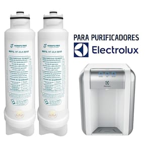 Kit 02 Refil Filtro Electrolux Purificador Água Pe11b Pe11x