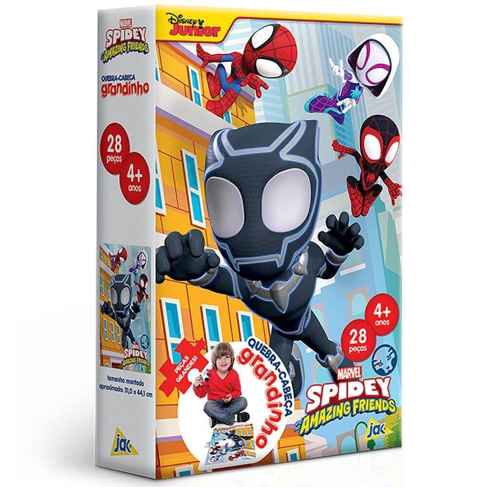 Quebra-cabeça - Spidey - Grandinho - 28 pç - Marvel - Toyster