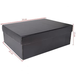 Pacote Com Caixa De Papelão Básica 50 Unidades Embalagens 34cm x 26cm x 12cm