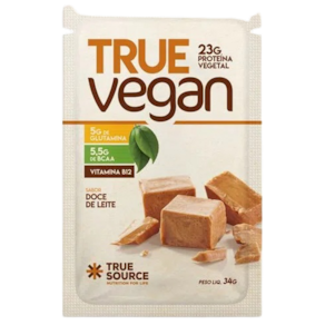 Proteína True Vegan Doce de Leite Sachê True Source 34g