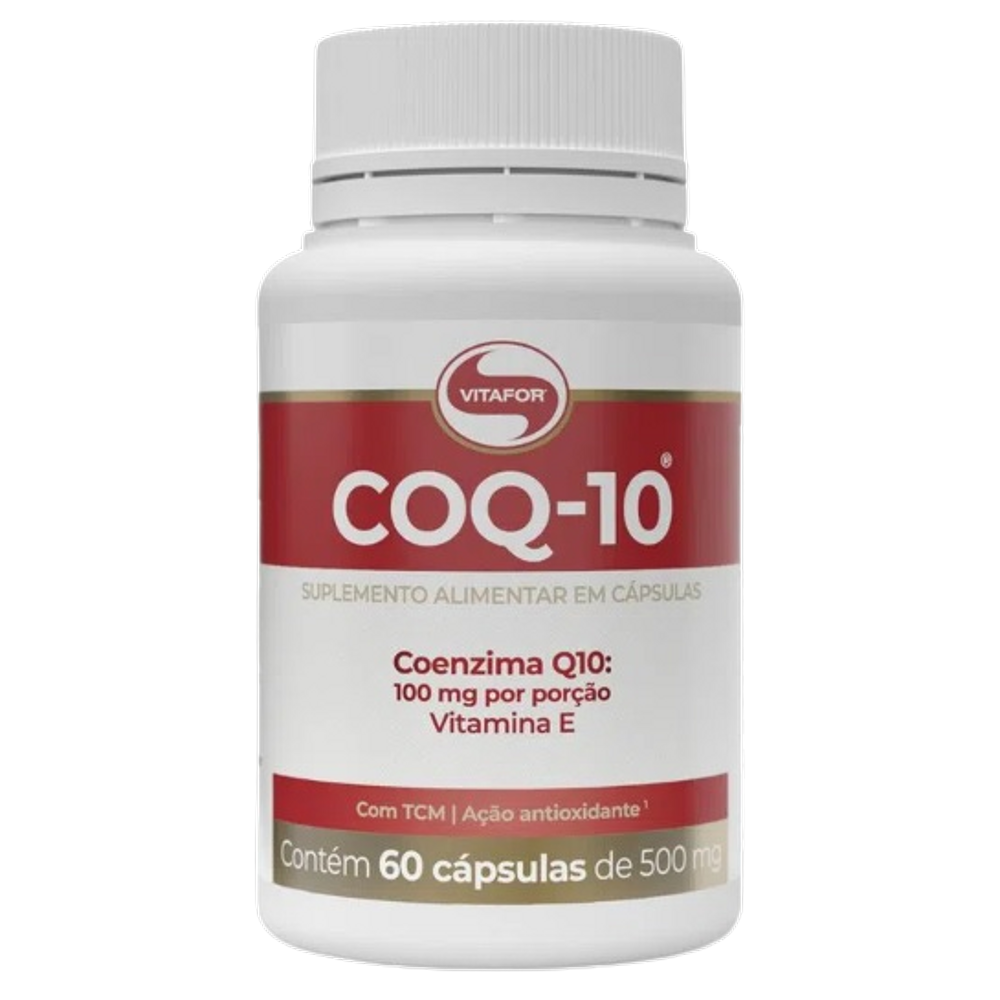Coenzima Q10 CoQ10 500mg Vitafor 60 Cápsulas
